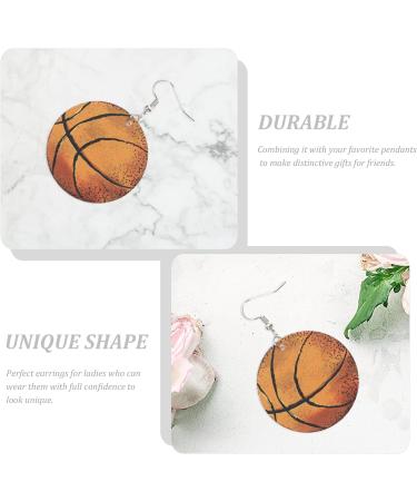 Abaodam 12 Pairs Basketball Earrings Drop Earrings for Women Soccer Gift Vintage Earrings for Women Vintage Ornament Statement Earrings for Women Earings Volleyball Leather Miss Pendant - Buy Online on GoSupps.com