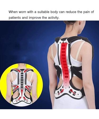 Spinal Protector Back Brace for Adults - Lumbar & Shoulder Posture Corrector | Pain Relief for Men & Women | Small Size - Buy Online on GoSupps.com