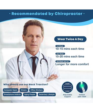 Cervicorrect Neck Brace Neck Stretcher for Neck Pain Relief Inflatable Stretcher Cervical Neck Traction Device Support Keep Vertebrae Stable Relief Neck Pain - Buy Online on GoSupps.com