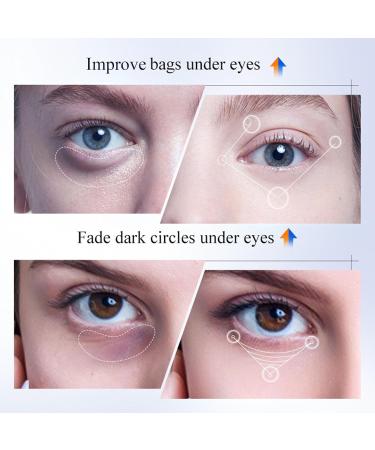Anti-Wrinkle Eye Cream Containing Vitamin C and Retinol Hydrates and Moisturizes Lift and Firm Skin Reduces Wrinkles and Fine Lines Improves Eye Bags and Dark Circles Korean Skincare 0.71 Oz - Buy Online on GoSupps.com