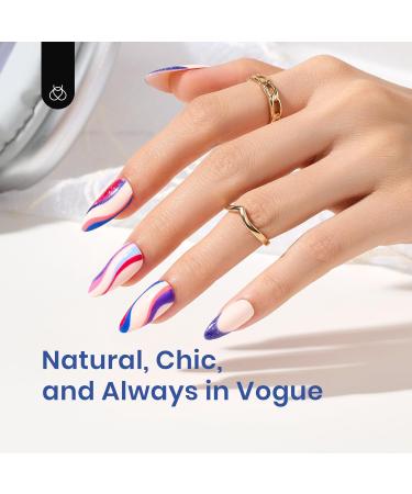 Beetles Gel Nail Kit - 500Pcs Pre-Shaped Almond Soft Gel Nail Tips with Glue, Lamp - DIY Nail Extension Set (Clear Kit) - Buy Online on GoSupps.com