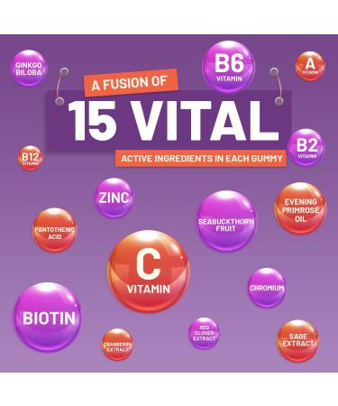 Menopure Hormonal Support Gummies - 60 Vegan Pro Gummies for Menopause & Perimenopause | Natural Tutti Frutti Flavor by Prowise - Buy Online on GoSupps.com