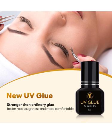 UV Lash Glue 5ml - Quick-Drying Waterproof Eyelash Extension Adhesive | Professional Quality - Buy Online on GoSupps.com