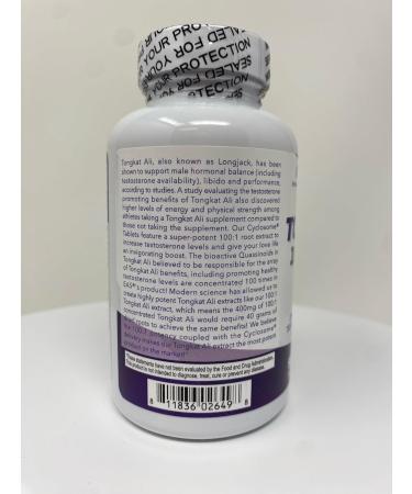 Tongkat Ali 100:1 Extract for Men - Boost Libido Strength & Energy | Cyclosome Delivery | 90 Tablets - Shop Internationally - Buy Online on GoSupps.com