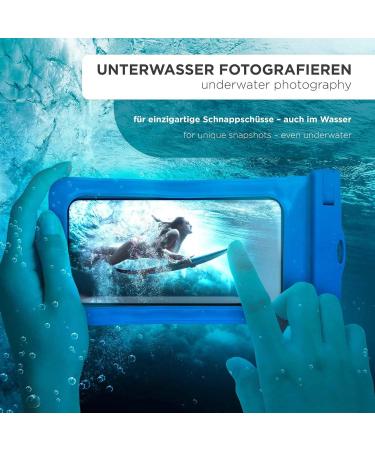 Oneflow Waterproof Mobile Phone Cover for Samsung Galaxy A55 5G | Aqua-Blue Touch & Camera Window + Bracelet Loop | International Shipping - Buy Online on GoSupps.com