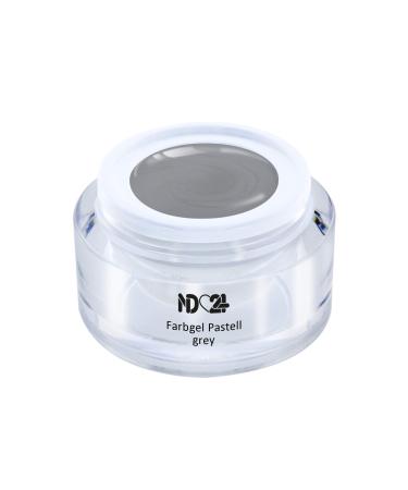 Uv Led Color Gel - Gel Pastel Grey - Grey Color - Studio Quality - Made in Germany - 5ml