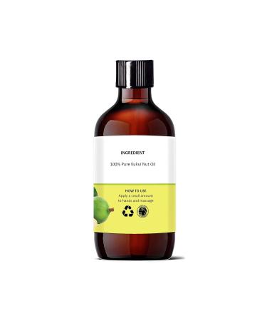 Pure Kukui Nut Oil - Cold Pressed for Skin & Hair | 4 oz | International Shipping - Buy Online on GoSupps.com