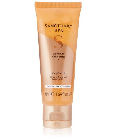 Sanctuary Spa Body Scrub Natural Pumice and Essential Oils Vegan and Cruelty Free 50ml Orange 50 ml (Pack of 1) - Buy Online on GoSupps.com