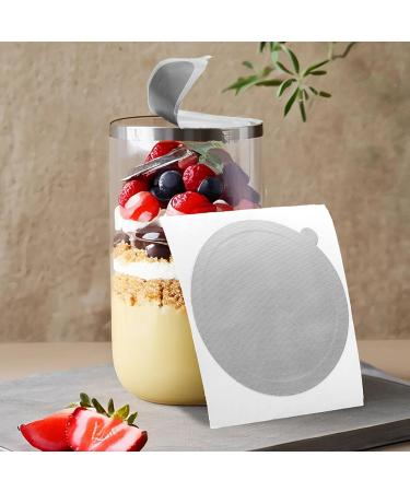  Yechiry Yechiry 100 Pcs Universal Aluminum Coffee Pods Reusable Self Adhesive Coffee Pods Premium Airtight Seal for Optimal Freshness and Flavour (58mm) - Buy Online on GoSupps.com