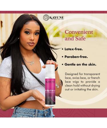 Edge Envy Lace Melting Mousse 6.8oz - Extreme Firm Hold No Residue Long Lasting Lace Wig Formula - Undetectable Natural Look - Buy Online on GoSupps.com