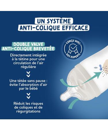 DODIE Baby Bottle Multi-perforated anti-colic teat - 270ml - PINK - 3+ months - biomimicry teat flow 2 - Buy Online on GoSupps.com