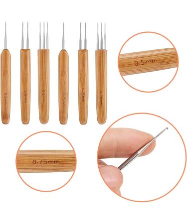 Dreadlock Crochet Hook Set - 8 Pcs Braid Hair Needle for Weaving and Dreadlocks - Buy Online on GoSupps.com