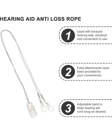 iplusmile Hearing Aids Clip - BTE Fixation Cord for Adults, Seniors & Kids - Portable Anti-Lost Lanyard - Premium Quality - Buy Online on GoSupps.com