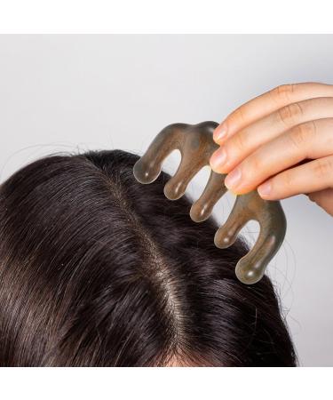 Baluue Wooden Scalp Massage Comb - Antistatic Chinese Style Wide-Tooth Hair Growth Comb for Women - Buy Online on GoSupps.com
