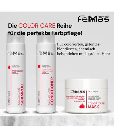  Femmas FemMas Color Care Shampoo for Blonde Dyed and Coloured Hair I Color Shampoo for Lasting Shine I Colour Shampoo with Protective Film Formula with Keratin and Arginine I 300 - Buy Online on GoSupps.com