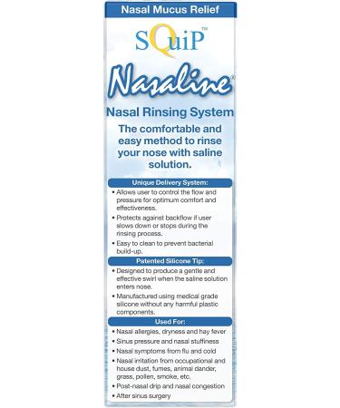 Squip Nasal Rinsing System Kit - Effective Relief for Sinus Congestion - Buy Online on GoSupps.com