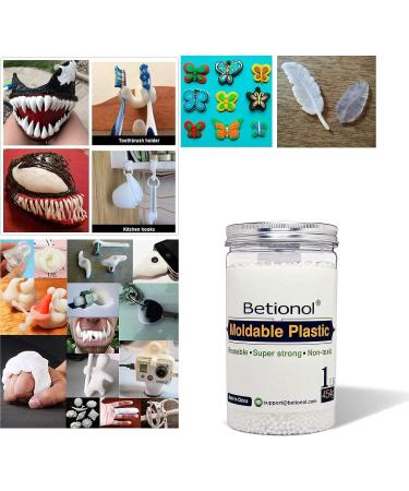 Betionol Moldable Plastic Clay 2Lb - White Modeling Clay for DIY Creative Activities - Ideal for Adults and Kids - Buy Online on GoSupps.com