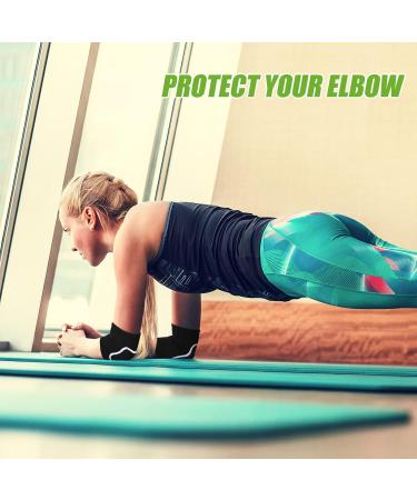Kathfly 2 Pair Breathable Elbow Pads - Protective Compression Sleeves for Sports | Elbow Support for Men & Women - Buy Online on GoSupps.com
