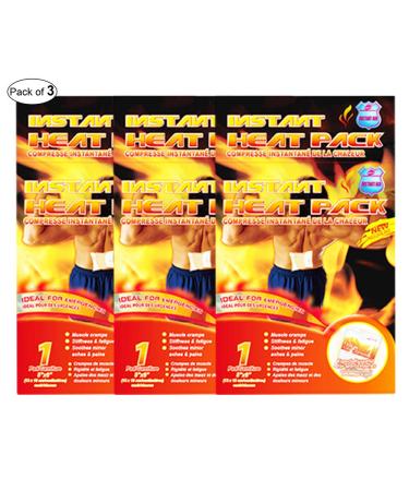 Instant Aid- Instant Heat Pack (Pack of 3) by Purest