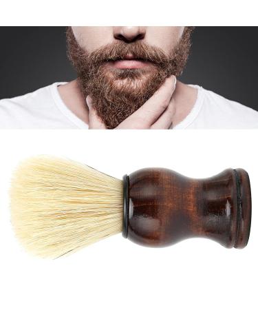 Premium Beard Razor Brush - Anti-Slip Wood Handle Portable Shaving Brush for Cream Foam & Soap | Professional Hairdressing Tool - Buy Online on GoSupps.com