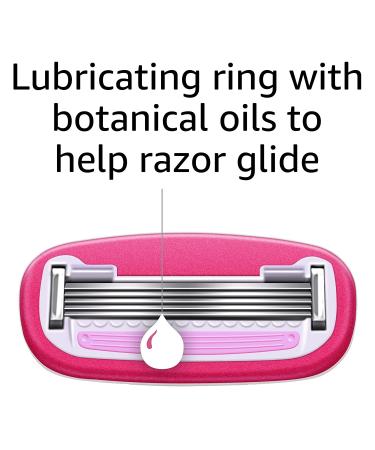 Amazon Basics Women's 5-Blade Razor Refills (6 Cartridges) - Compatible with Amazon Basics and Venus Handles - Pack of 6 - Buy Online on GoSupps.com
