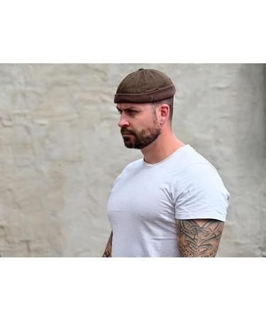 WEROR Mens Docker Cap - Fisherman's Harbor Hat | One Size Brown - Stylish & Versatile eCommerce Shipping Worldwide - Buy Online on GoSupps.com