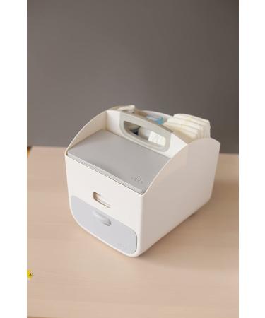Ubbi Portable Diaper Changing Station Caddy Organizer with Changing Mat - Gray | Diaper Storage for Baby Essentials - Buy Online on GoSupps.com