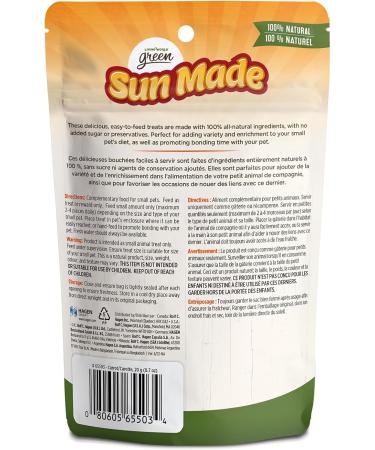 Living World Green Sun Made Small Animal Treats - Carrot - 20 g (0.7 oz) - Buy Online on GoSupps.com