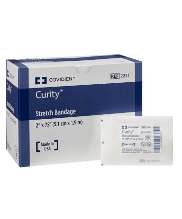 Kendal Curity Gauze Roll Bandage Sterile 2'' 12/box