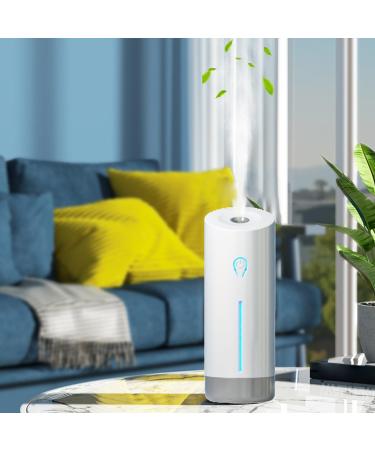 Quiet Humidifiers for Home - Essential Oil Diffuser with 3-Stage Timing - 50ml Mini Protable Waterless Essential Oil Diffuser for Home Store Hotel Large Room Office Warehouse Clearance White
