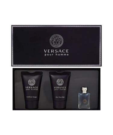 Versace Pour Homme for Men 3 Piece Mini Gift Set