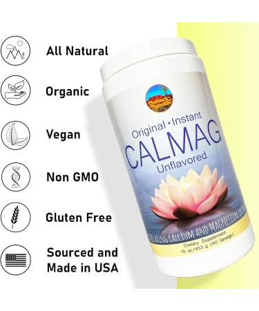 Outback Naturals CalMag High Absorption Powder - 2:1 Calcium and Magnesium Citrate Supplement - Promotes Stress Relief, Sleep, and Bone Health - 16.5 oz - Buy Online on GoSupps.com