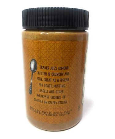 Trader Joe's Raw Crunchy Almond Butter - No Salt, 16 Oz (2 Pack) - Buy Online on GoSupps.com