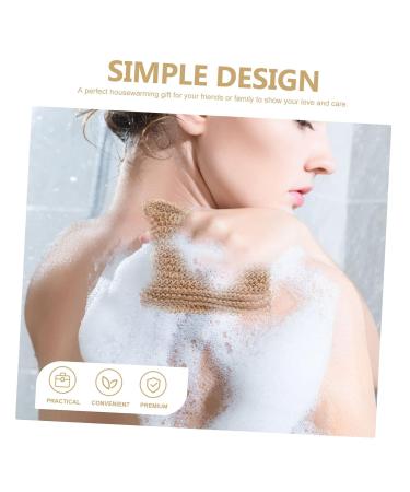 Healeved Men's Bath Essentials: Exfoliating Bath Wipe Loofah Body Scrub Sponge & Natural Ramie Towel for Ultimate Cleanse - Buy Online on GoSupps.com