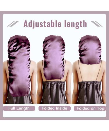 Bonnet Queen Satin Silk Sleeping Cap | Adjustable Night Hair Care for Curly Long Hair | Mr. Motorship Breathable Curlers - Buy Online on GoSupps.com