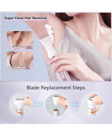 Shop 5-in-1 Electric Razors for Women | Painless Facial Hair Remover & Rechargeable Bikini Trimmer - Wet/Dry Use - Buy Online on GoSupps.com