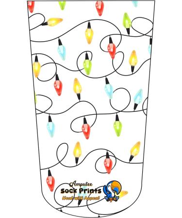 Amputee Stump Sock Christmas Lights V1 - 3Ply Design - Buy Online on GoSupps.com