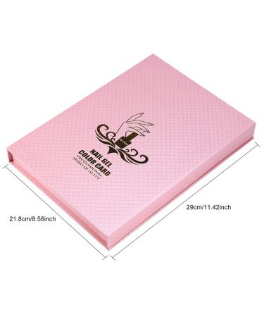 216 Colors Nail Polish Display Chart Book | Nail Art Salon Set - Pink | Perfect for Professional Use - Buy Online on GoSupps.com