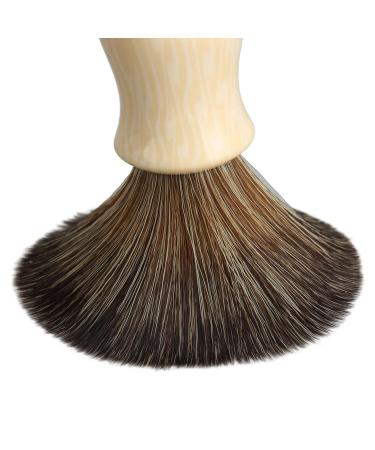 Portable Men's Beard Brush & Shaving Foam Brush - Synthetic Bristles Resin Grip Ideal for Grooming & Neck Dusting - Buy Online on GoSupps.com