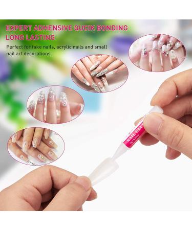 TIPHULAN Super Strong Nail Glue for Acrylic Nails - Long Lasting Professional Adhesive Bond - 45Pcs Bulk Pack 2gpcs - Press on Nails/Fake Nails Glue - Buy Online on GoSupps.com