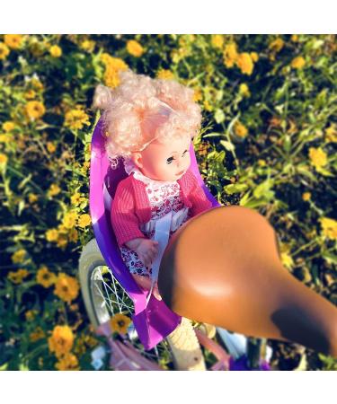 Avast Dolls Girls Bike Seat with DIY Unicorn Stickers - Perfect Children's Bicycle Gift Set in Violet - Buy Online on GoSupps.com