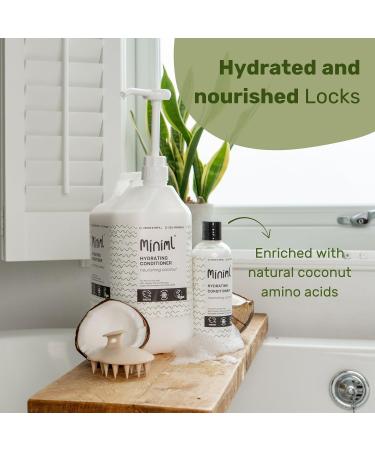  Miniml Miniml Natural environmentally friendly conditioner 5L with nourishing coconut for men and women for sensitive scalp and skin cruelty-free formula - Buy Online on GoSupps.com