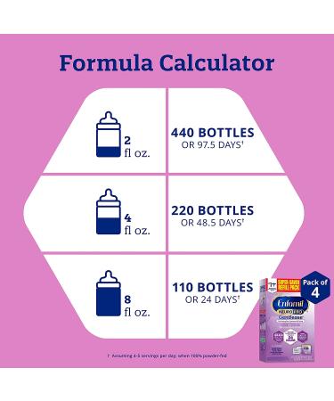 Enfamil NeuroPro Gentlease Baby Formula 30.4oz Powder Refill 4 Pack - Buy Online on GoSupps.com