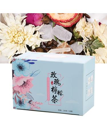 Rose Lemon Tea Herbal Tea Rose Lemon Tea Health Preserving Herbal Tea Boxed Lemon Herbal Tea Bags 100g 10 Count - Buy Online on GoSupps.com