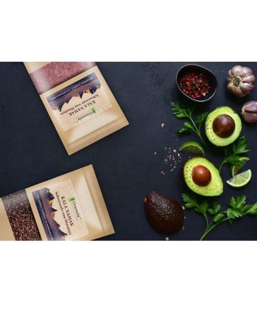 Gourmetia Kala Namak Salt Coarse 200g - Natural Black Salt from India | Fine & Coarse Options Available - Buy Online on GoSupps.com
