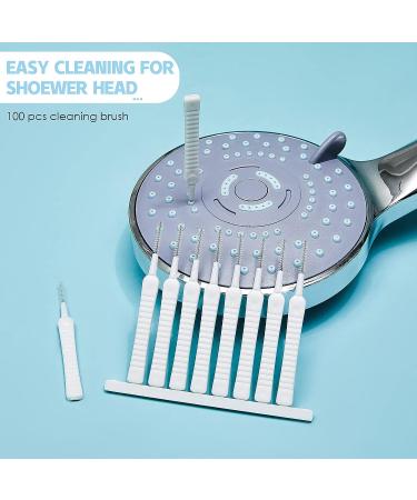 Hushee 100-Piece Shower Head Cleaning Brush Set - Anti-Clogging Nozzle Cleaner Tool for Shower, Keyboard & More | Multifunctional Hole Cleaning Brush - Buy Online on GoSupps.com