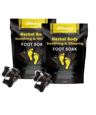 QUAAM 10PCS Herbal Body Cleansing Foot Soak Beads Body Foot Soak Herbal Foot Cleansing Soak Beads (2 Pack /10 PCS)
