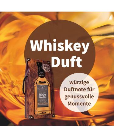 Accentra Shower gel SPECIAL BLEND in bottle incl gift box in whiskey look 400ml fragrance Whiskey refillable blackorange - Buy Online on GoSupps.com