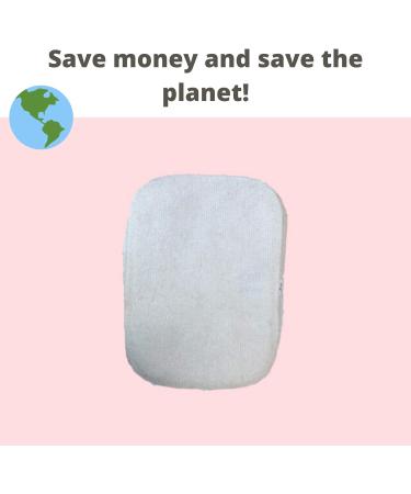 Mama Designs Bamboo Reusable Baby Wipes - 10 Pack | Eco-Friendly & Antibacterial Baby Cloths for Delicate Skin - Buy Online on GoSupps.com