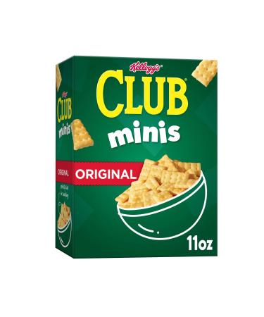 Club Crackers Mini Snack Crackers Lunch Snacks Original 11oz Box (1 Box) Original 11 Ounce (Pack of 1)